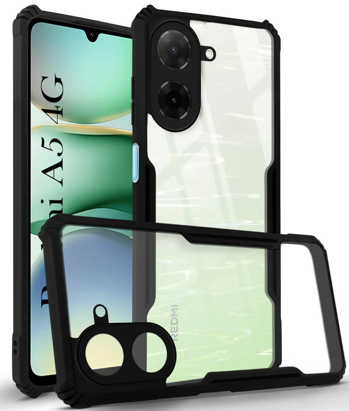 Redmi A5 4G  Back Cover (Silicone Border)