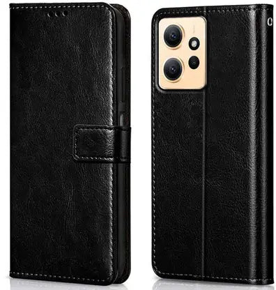 Leather Wallet Cover for Redmi Note 12 4G