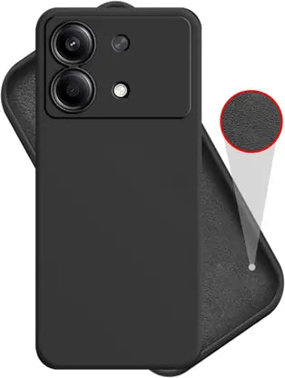 Matte Finish Silicone Cover For Poco X6 Neo 5G