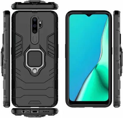 Hybrid Rugged Armor Kickstand Case for Oppo A5 2020/A9 2020