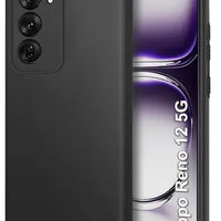 Matte Finish Silicone Cover For Oppo Reno12 5G