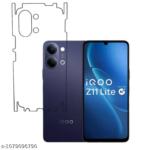 IQOO Z11 Lite 5G Back Screen Guard For Matte Finish, Smooth Touch, Unbreakable Membrane