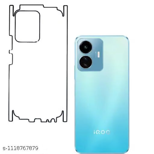 IQOO Z6 LITE 5G Back Screen Guard For Matte Finish, Smooth Touch, Unbreakable Membrane