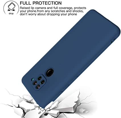 Mi Redmi Note 9  back cover (Silicone + Inner side cloth) Soft