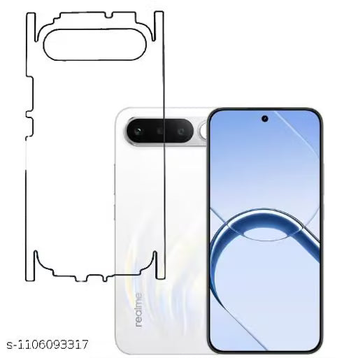 REALME 16 5g Back Screen Guard For Matte Finish, Smooth Touch, Unbreakable Membrane