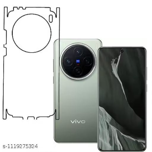 VIVO X200 5G Back Screen Guard For Matte Finish, Smooth Touch, Unbreakable Membrane