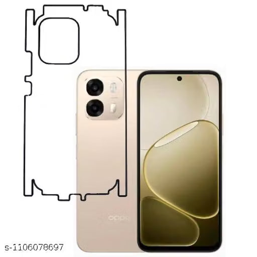 OPPO A6 PRO 5g Back Screen Guard For Matte Finish, Smooth Touch, Unbreakable Membrane