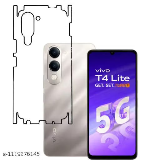 VIVO T4 LITE 5G Back Screen Guard For Matte Finish, Smooth Touch, Unbreakable Membrane