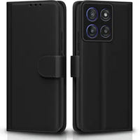 Leather Wallet Cover for Motorola 60 Stylus 5G