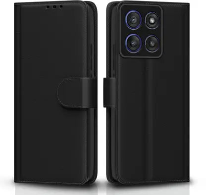 Leather Wallet Cover for Motorola 60 Stylus 5G