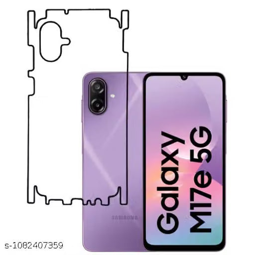 Samsung Galaxy M17e 5G Back Screen Guard For Matte Finish, Smooth Touch, Unbreakable Membrane