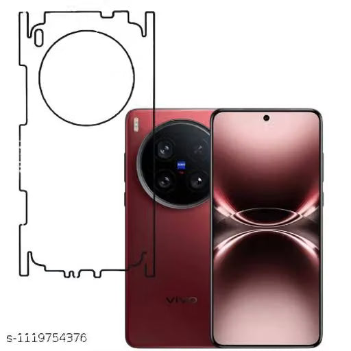 VIVO X200 ULTRA 5G Back Screen Guard For Matte Finish, Smooth Touch, Unbreakable Membrane