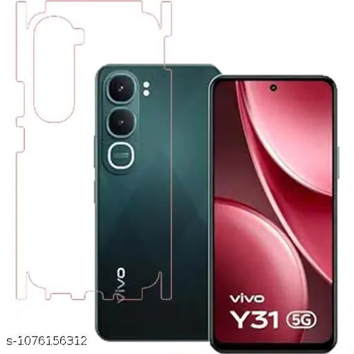 VIVO Y31 5G Back Screen Guard For Matte Finish, Smooth Touch, Unbreakable Membrane