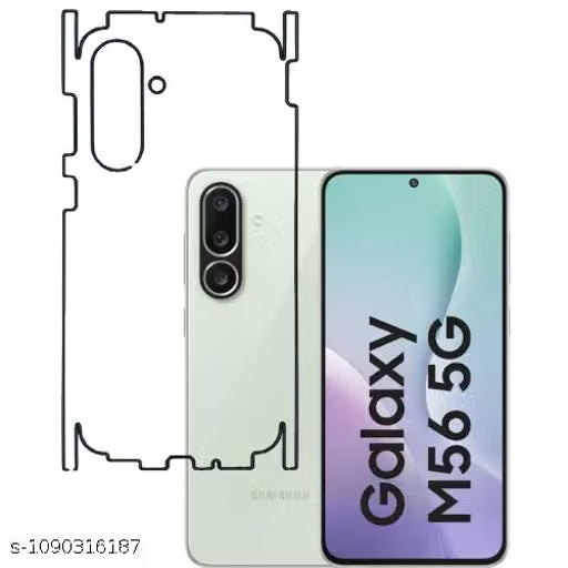 Samsung Galaxy M56 5G Back Screen Guard For Matte Finish, Smooth Touch, Unbreakable Membrane
