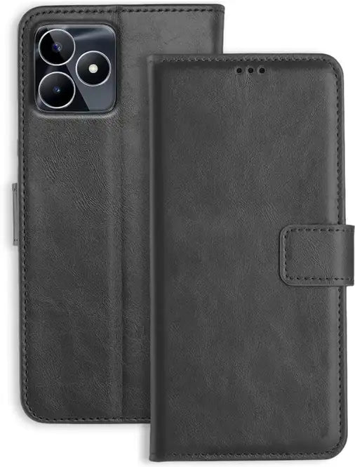 Leather Wallet Cover forn Realme C53