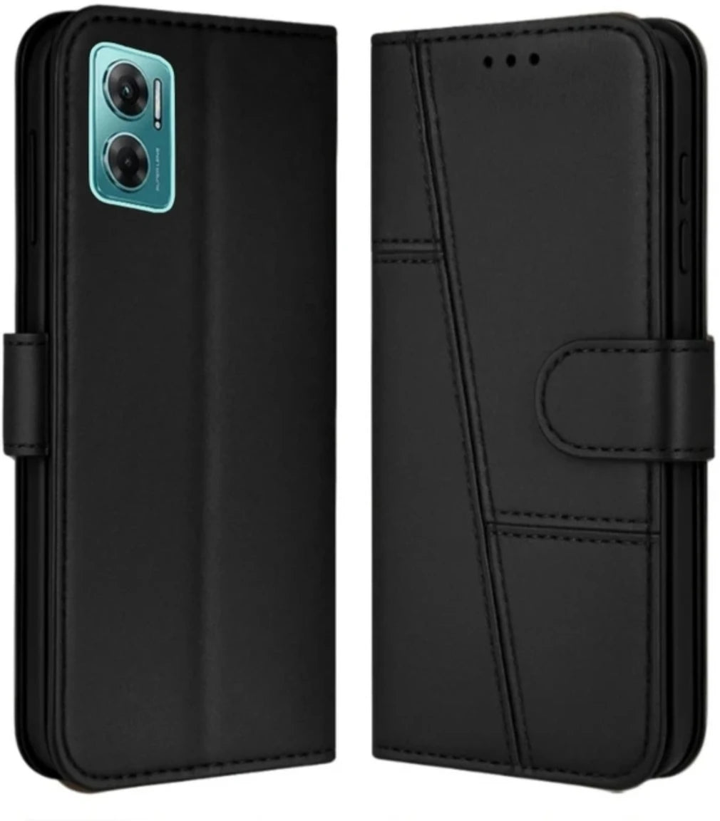 Redmi 11 Prime (5G) Flip Case Cover ( Black )