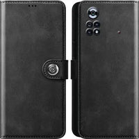 Leather Wallet Cover for POCO X4 Pro