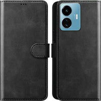 Leather Wallet Cover for IQOO Z6 Lite 5G