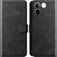 Leather Wallet Cover for IQOO Z7 Pro 5G