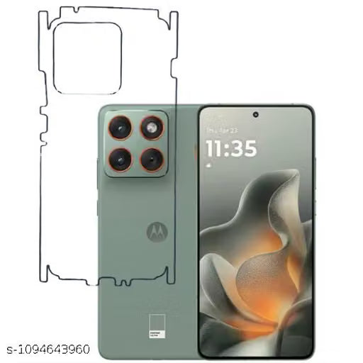 Moto Edge 70 5G Back Screen Guard For Matte Finish, Smooth Touch, Unbreakable Membrane