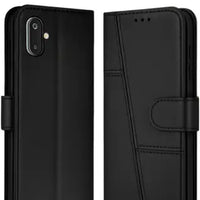 Leather Wallet Cover for Samsung F06 5G