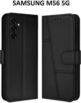 Leather Wallet Cover for Samsung M56 5G