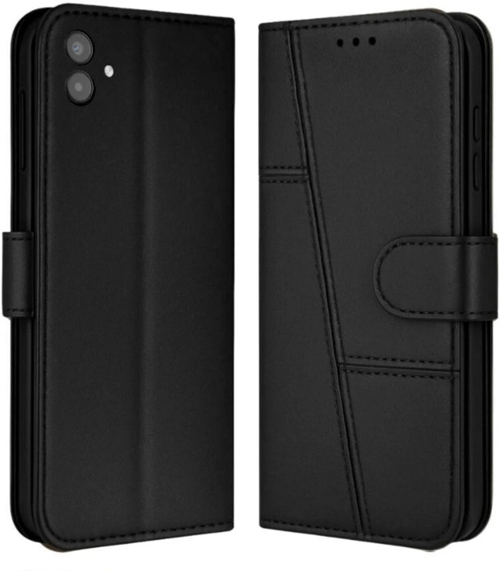 Samsung A14 5G Flip Case Cover ( Black )