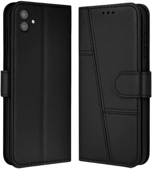 Samsung A14 5G Flip Case Cover ( Black )