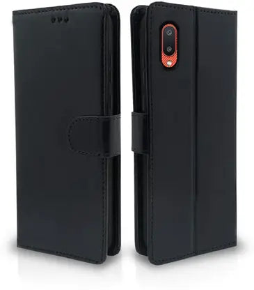 Leather Wallet Cover for Samsung M02