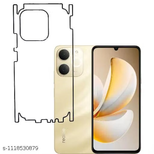 REALME NARZO 80 LITE 4G Back Screen Guard For Matte Finish, Smooth Touch, Unbreakable Membrane