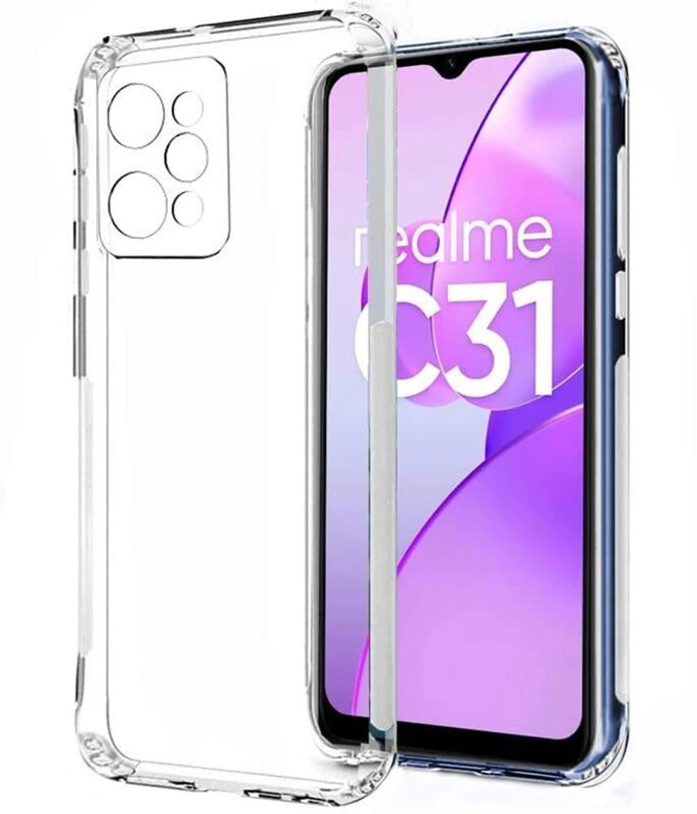 Realme C31 (Lifetime Anti-Yellow Clear Back Cover)