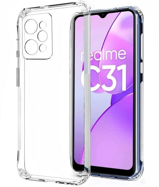 Realme C31 (Lifetime Anti-Yellow Clear Back Cover)