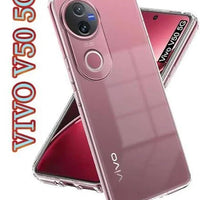 Vivo V50 | Vivo V50e Back Cover (Transparent)