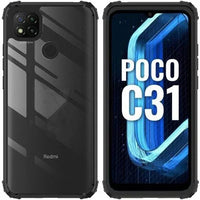 POCO C31 Back Cover (Silicone Border)