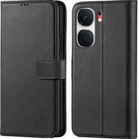 Leather Wallet Cover for IQOO Neo9 Pro