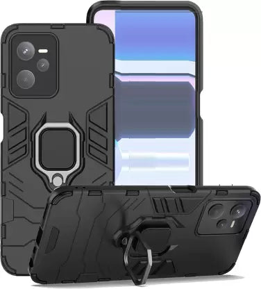 Hybrid Rugged Armor Kickstand Case for Realme C35