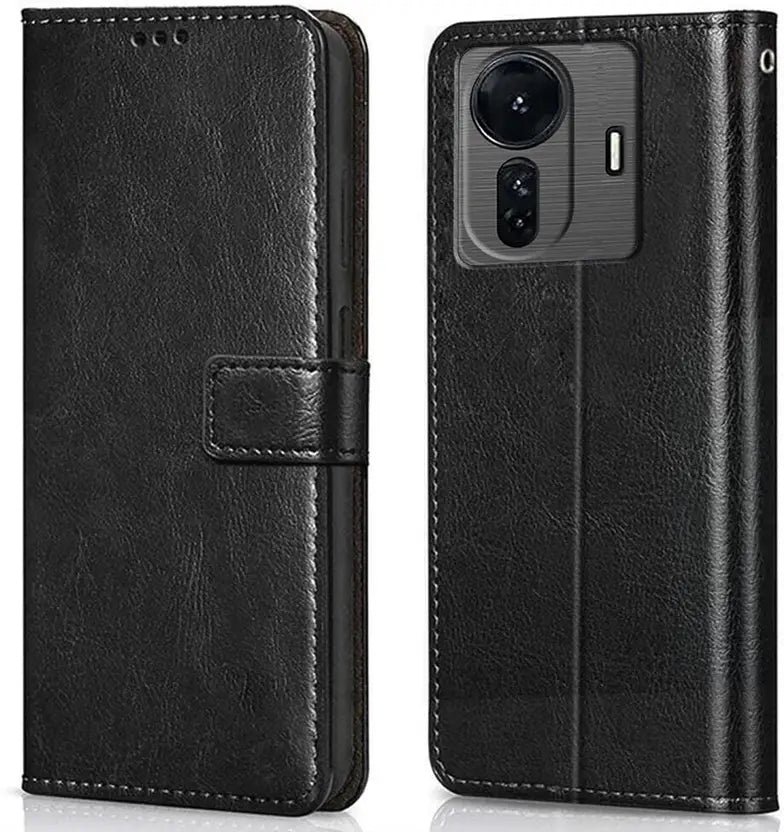 Leather Wallet Cover for Vivo T1 Pro 5G