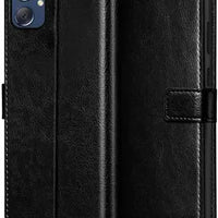 Leather Wallet Cover for Samsung M05