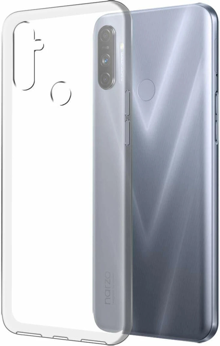 Realme Narzo 10A/20A (Lifetime Anti-Yellow Clear Back Cover)