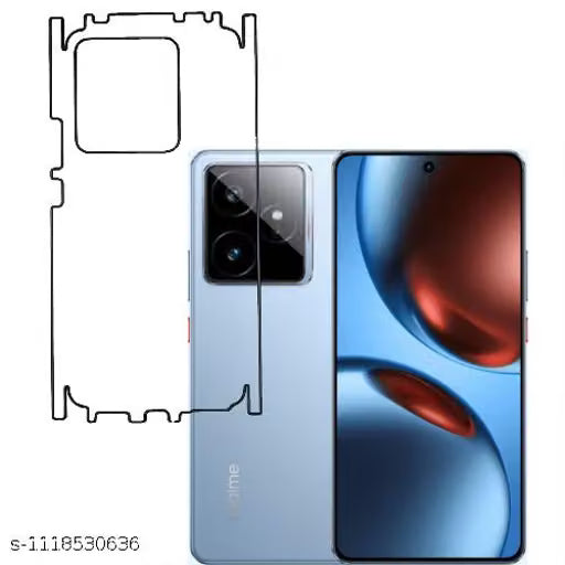 REALME GT 7 5G Back Screen Guard For Matte Finish, Smooth Touch, Unbreakable Membrane