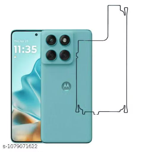 Moto Edge 60 Fusion 5G Back Screen Guard For Matte Finish, Smooth Touch, Unbreakable Membrane