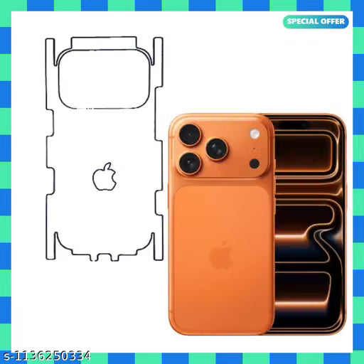 IPHONE 17 PRO 5G Back Screen Guard For Matte Finish, Smooth Touch, Unbreakable Membrane