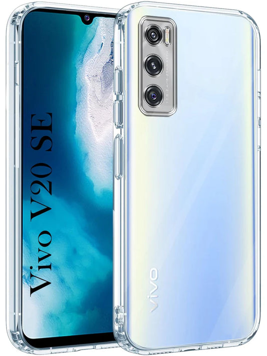 Vivo V20 SE Back Cover (Transparent)