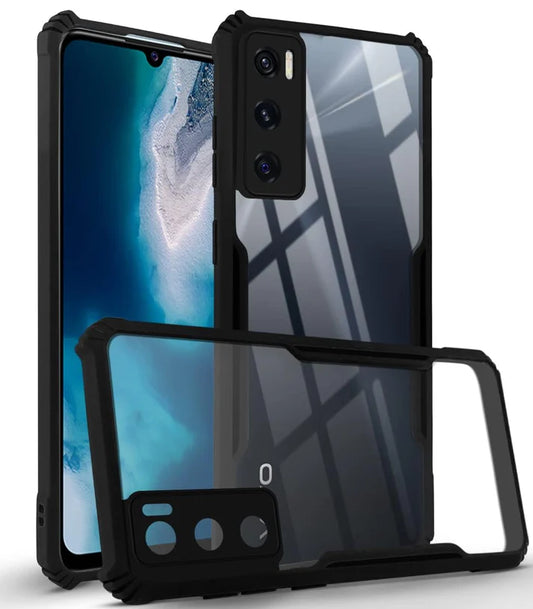 Vivo V20 SE Back Cover (Silicone Border)