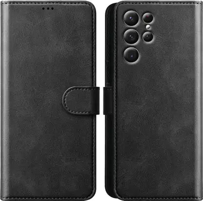 Leather Wallet Cover for Samsung S23 Ultra