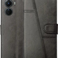 Leather Wallet Cover for Vivo T2X 5G