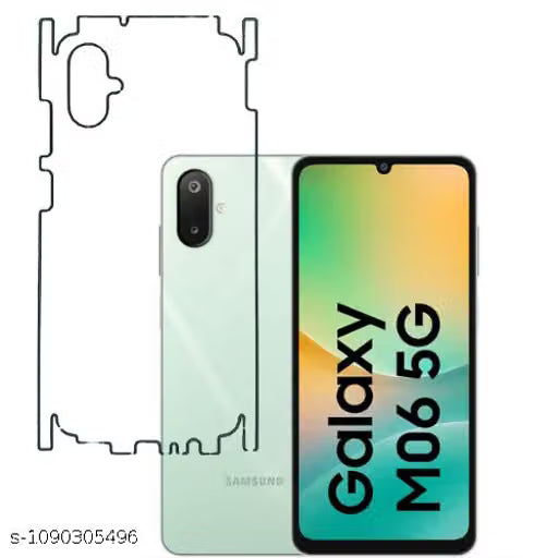 Samsung Galaxy M06 5G Back Screen Guard For Matte Finish, Smooth Touch, Unbreakable Membrane