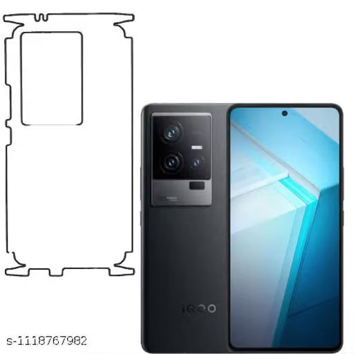 IQOO 11S 5G Back Screen Guard For Matte Finish, Smooth Touch, Unbreakable Membrane