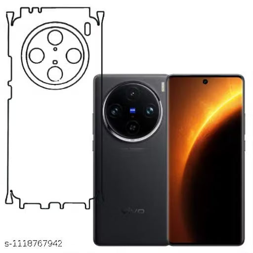 VIVO X100 PRO 5G Back Screen Guard For Matte Finish, Smooth Touch, Unbreakable Membrane