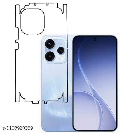 OPPO RENO 15 5g Back Screen Guard For Matte Finish, Smooth Touch, Unbreakable Membrane